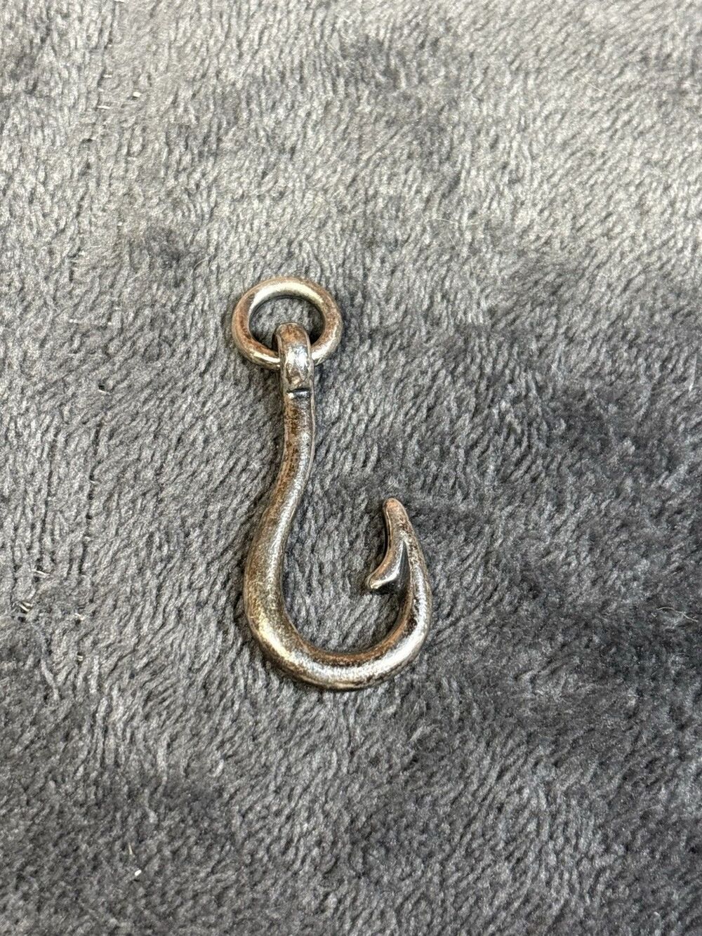 James Avery Sterling Silver 925 Fish Hook Bracelet Part No Leather